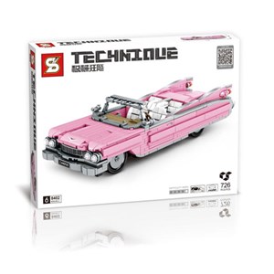 لگو تکنیک ماشین صورتی کادیلاک مدل Famous Vehicle Model 8404-اسباب بازی